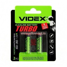 Элемент питания Videx LR3/AAA Turbo 2 Blister Card (VID-LR3T-2BC)