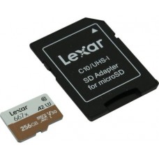 Карта памяти MicroSD 256GB Lexar Class 10 U3 667х (LSDMI256B667A)