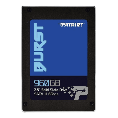 Твердотельный диск 960GB Patriot Burst, 2.5, SATA III (PBU960GS25SSDR)