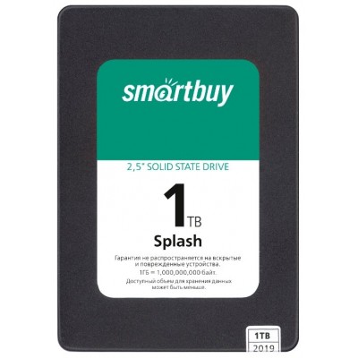 Твердотельный диск 1TB Smartbuy Splash, 2.5, SATA III (SBSSD-001TT-MX902-25S3)