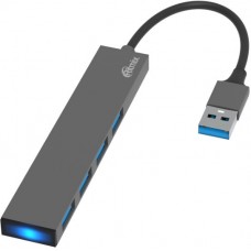 USB-хаб Ritmix CR-4404 серый 4xUSB