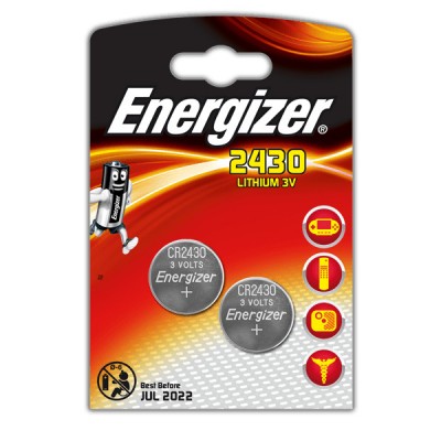 Элемент питания Energizer CR2430 BL2 (AD04-BAT20-EN54-205)