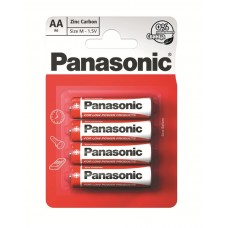 Элемент питания Panasonic R6 Zinc Carbon BL4 (R6REL/4BPR)