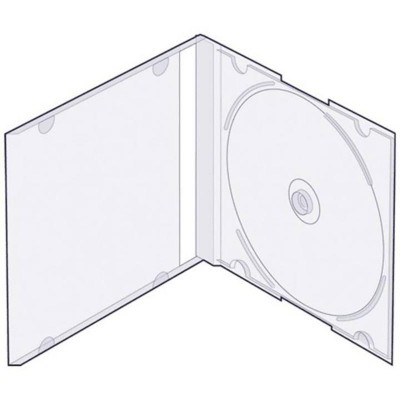 Футляр ST для 1-x CD 5mm Slim прозрачный (BX000695)