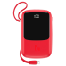 Внешний аккумулятор Baseus Qpow Lightning 10000мАч Red