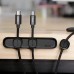 Держатель проводов Baseus Cable Clip Peas Чёрный