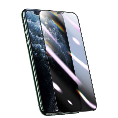 Плёнка Baseus 0.25mm Curved Privacy Антивор для iPhone X/XS/11 Pro Чёрная