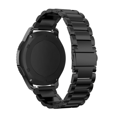 Браслет стальной для Samsung Gear S3/Samsung Galaxy Watch 46 Черный