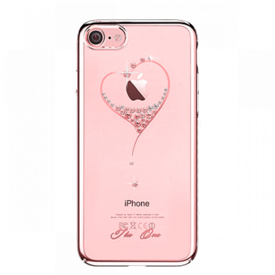 Чехол Kingxbar Starry Sky-Heart для iPhone 7/8 Розовое золото