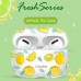 Чехол Kingxbar Fresh для Apple Airpods Pro Lemon
