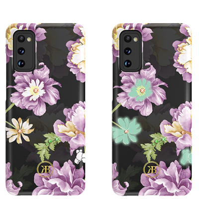 Чехол Kingxbar Spring для Galaxy S20 Purple Flower