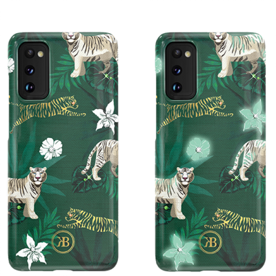 Чехол Kingxbar Spring для Galaxy S20 Green Tiger