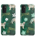 Чехол Kingxbar Spring для Galaxy S20 Green Tiger