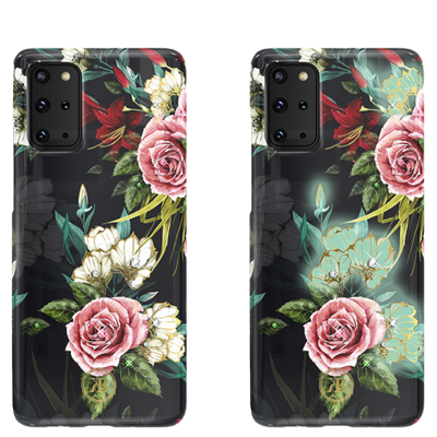 Чехол Kingxbar Spring для Galaxy S20 Plus White/Pink Flower