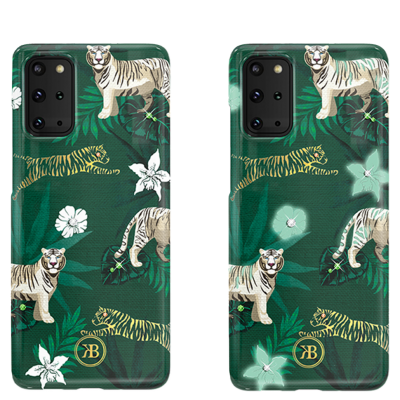 Чехол Kingxbar Spring для Galaxy S20 Plus Green Tiger