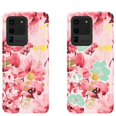 Чехол Kingxbar Spring для Galaxy S20 Ultra Pink Flower