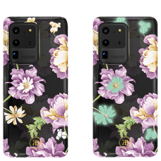 Чехол Kingxbar Spring для Galaxy S20 Ultra Purple Flower