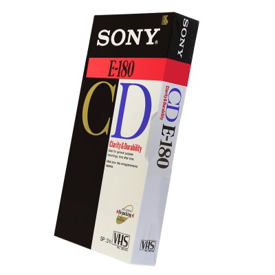 Видеокассета VHS Sony E-180 CD