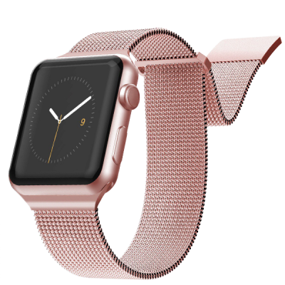 Ремешок X-Doria New Mesh для Apple Watch 38/40 мм Розовое золото
