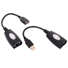 Адаптер-удлинитель VCOM USB-AMAF/RJ45 (CU824_215528)