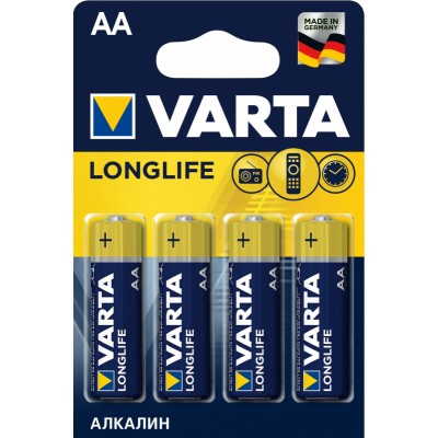 Элемент питания VARTA LR6/AA LongLife BL4 (4106113414)
