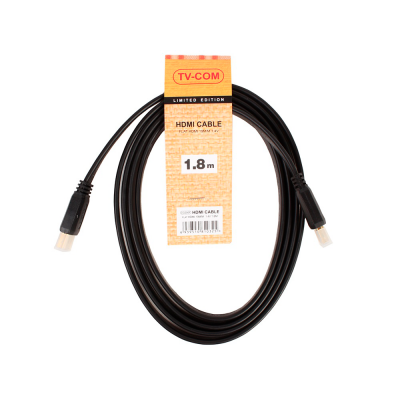 Кабель TV-COM HDMI 19M/M 1.4v плоский 1.8м (CG200F-1.8M_810325)