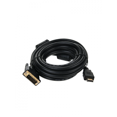 Кабель Telecom HDMI - DVI-D Dual Link 19M/25M два фильтра 5м (CG481F-5M_821648)