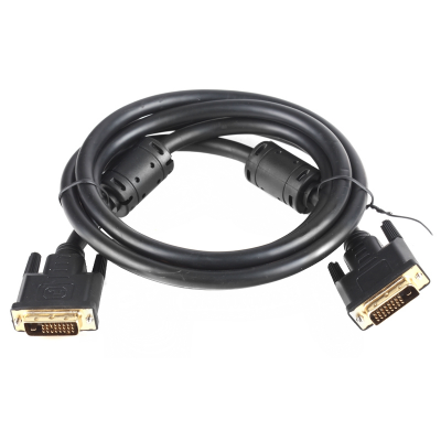 Кабель VCOM DVI Dual Link 25M/25M два фильтра 1.8м (VDV6300-1.8M_821327)