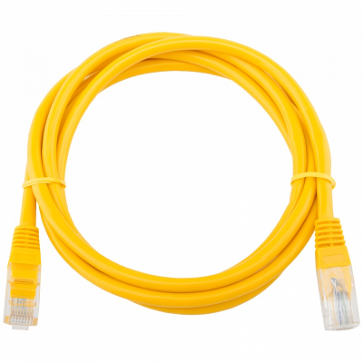 Патч-корд Telecom UTP 5E 1.5m литой желтый (NA102-Y-1.5M_317482)