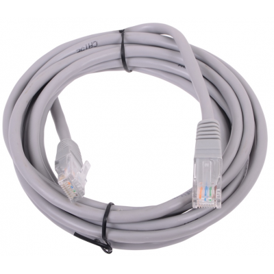 Патч-корд Telecom UTP 5E 3m литой серый (NA102--3M_307308)