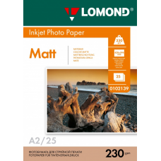 Бумага Lomond матовая односторонняя A2 230 г/м2 25л (0102139)