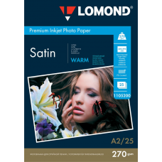 Фотобумага Lomond Satin Warm Premium A2 270 г/м2 25л (1105200)