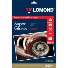 Фотобумага Lomond Super Glossy Bright Premium односторонняя A4 240 г/м2 20л (1105100)