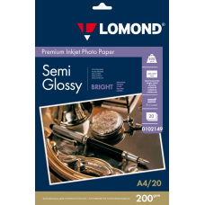 Фотобумага Lomond глянцевая A4 200 г/м2 20л (0102149)
