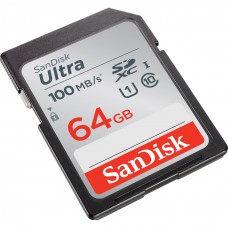 Карта памяти SD 64GB SanDisk Class 10 (SDSDUNR-064G-GN6IN)