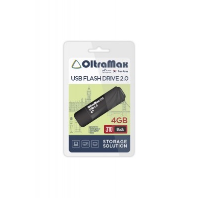 Флеш-накопитель OltraMax 310 черный (OM-4GB-310-Black)