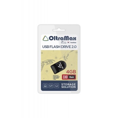 Флеш-накопитель OltraMax 330 черный (OM-4GB-330-Black)