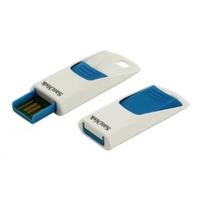 USB-накопитель 16GB SanDisk Cruzer Edge, White-Blue (SDCZ51W-016G-B35B)
