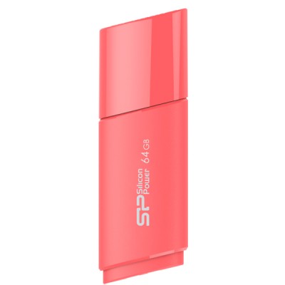 Флеш накопитель 64GB Silicon Power Ultima U06, USB 2.0, Коралловый (SP064GBUF2U06V1P)