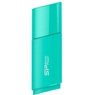 Флеш накопитель 32GB Silicon Power Ultima U06, USB 2.0, Бирюзовый (SP032GBUF2U06V1B)