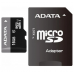 Карта памяти 16GB ADATA Premier MicroSDHC Class 10 UHS-I (U1)  + SD Adapter (AUSDH16GUICL10-RA1)