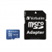 Карта памяти 16GB Verbatim MicroSDHC Class 10 UHS-I (U1) + SD адаптер (44043)