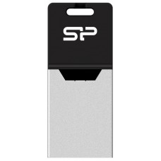 Флеш накопитель 32Gb Silicon Power Mobile X20 OTG, USB 2.0/MicroUSB, Серебристый (SP032GBUF2X20V1K)