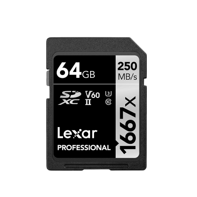 Карта памяти 64GB Lexar SDXC Class 10 UHS-II (LSD64GCB1667)