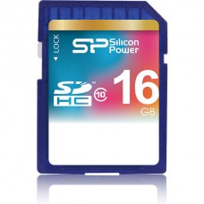 Карта памяти 16GB Silicon Power SDHC Class 4 (SP016GBSDH004V10)