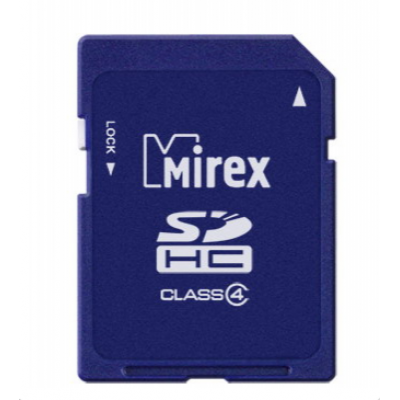 Карта памяти 16GB Mirex SDHC Class 4 (13611-SDCARD16)