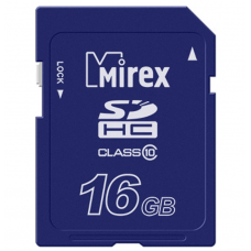 Карта памяти 16GB Mirex SDHC Class 10 (13611-SD10CD16)