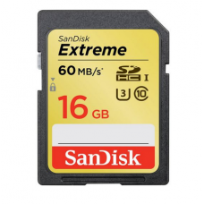 Карта памяти 16GB SanDisk Extreme SDHC Class 10 UHS-I 60 MB/s (SDSDXN-016G-G46)