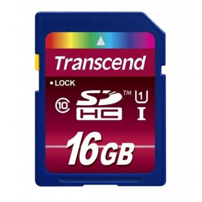 Карта памяти 16GB Transcend SDHC Class 10 600x UHS-I (TS16GSDHC10U1)