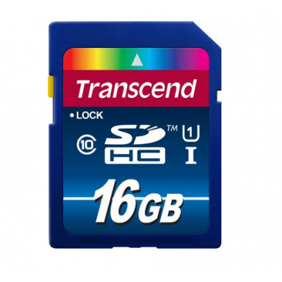 Карта памяти 16GB Transcend SDHC Class 10 UHS-1 Premium (TS16GSDU1)